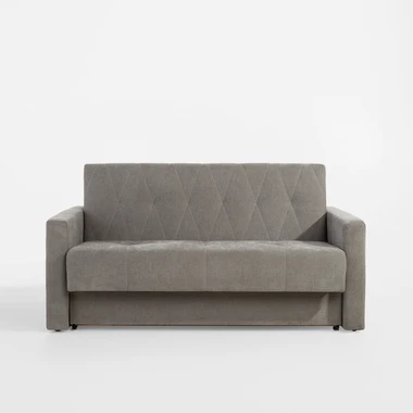 Šedá rozkládací pohovka BOMO 3