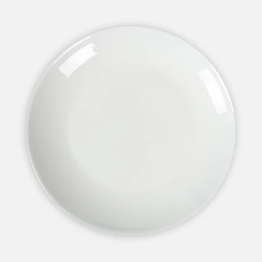 Bílý jídelní talíř ZURIA 26,6 cm