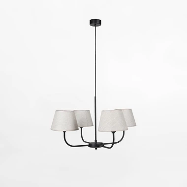 Závěsné svítidlo se 4 stínidly CHICAGO LINEN