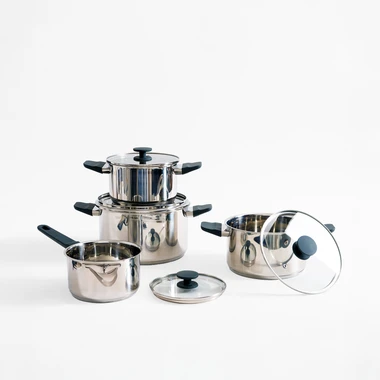 Sada 4 hrnců na indukci a plyn LINDE