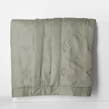 Olivový přehoz CLOUD 180x200 cm