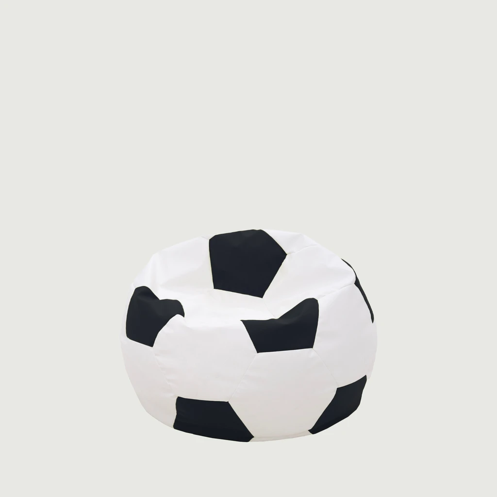 Sedací vak SPORT M bílo-černý