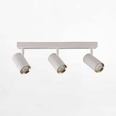 Bodové světlo na liště NICEA 3 reflektory bílo-zlatá