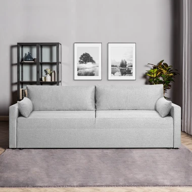 Šedá rozkládací pohovka TAGO