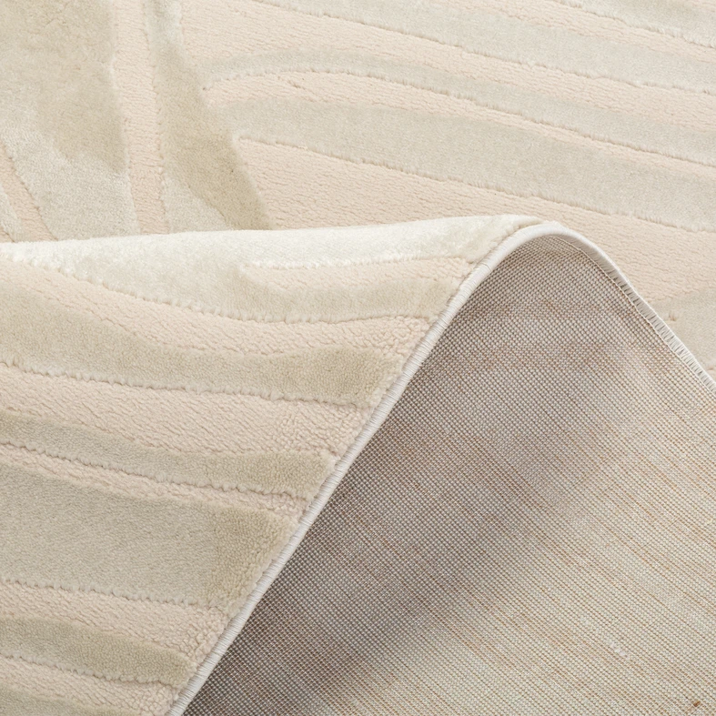 Koberec s motivem listů BUTIQUE béřový 120x170 cm