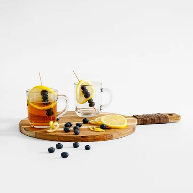 Průhledný hrnek s uchem STANDARD 250 ml