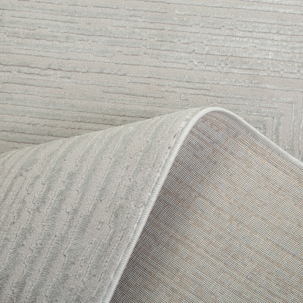 Koberec s geometrickým vzorem BUTIQUE šedý 160x230 cm