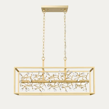 Luxusní závěsné svítidlo SPRING zlaté