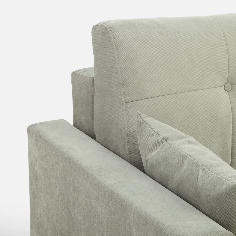 Zdjęcie sofy. Zbliżenie na detale.