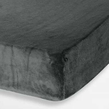 Prostěradlo FLANO v ocelové barvě 140x200 cm