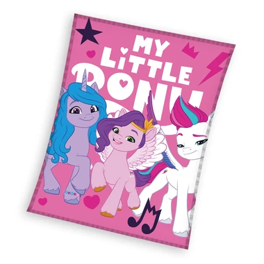 Růžová deka MY LITTLE PONY 130x170 cm