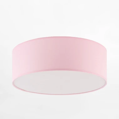 Růžové stropní svítidlo RONDO KIDS
