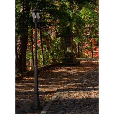 Vysoká venkovní lampa STANDARD černá