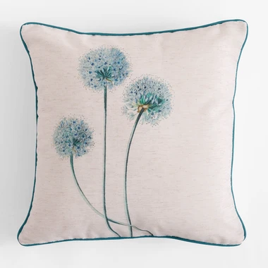 Modrý povlak na polštář WILDFLOWER 45x45 cm