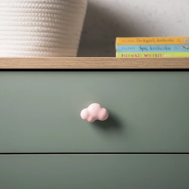 Nábytková dětská úchytka růžová KIDDON OBLÁČEK