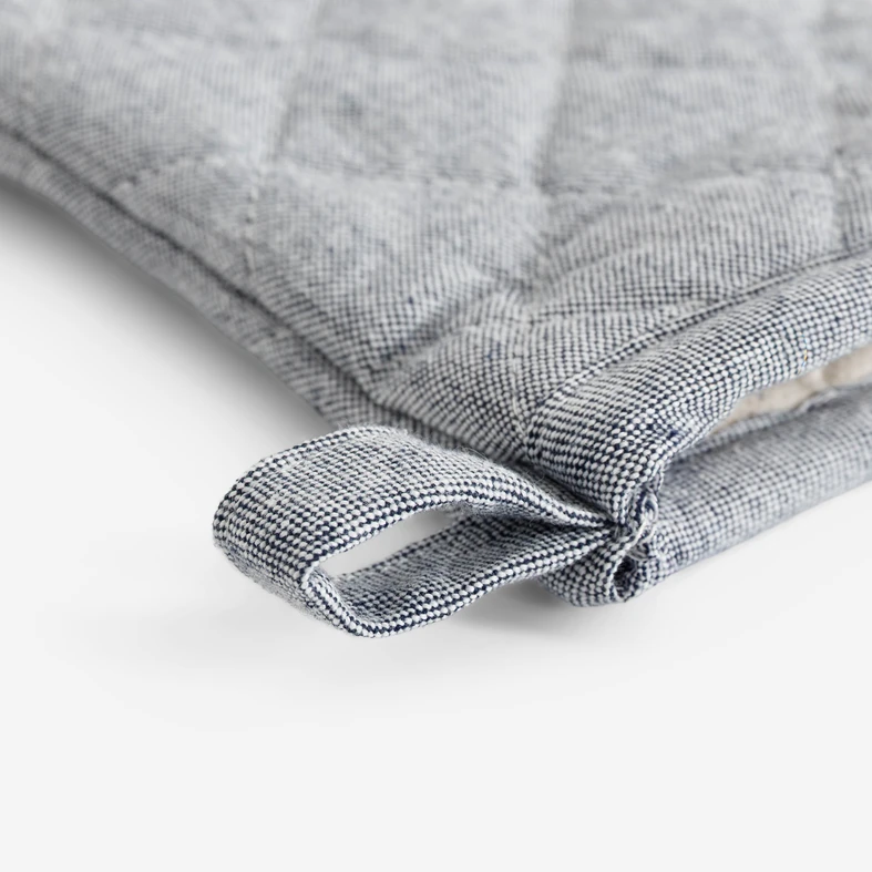 Kuchyňská chňapka s podložkou JEANS COLLECTION šedá.