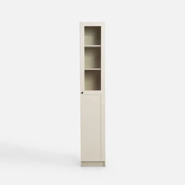 Regál s vitrínou 35,2 cm TED pravý