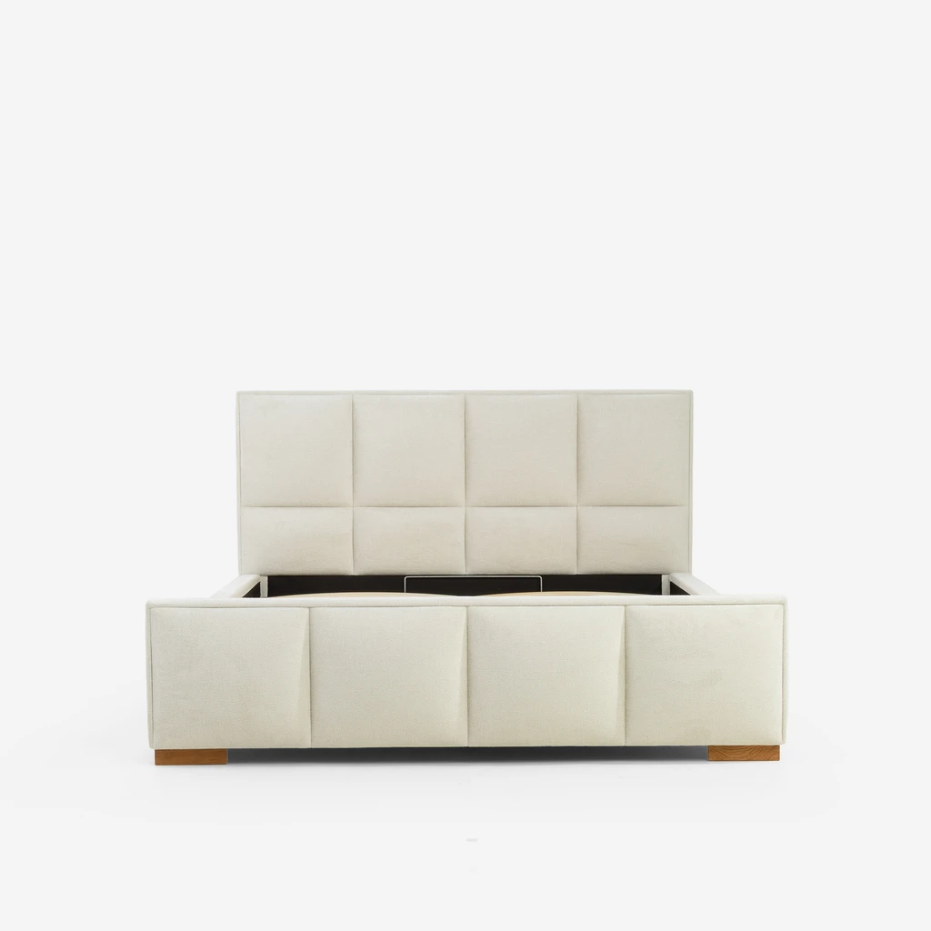 Krémová postel FABRIZZIO SQUERE P 160x200 cm