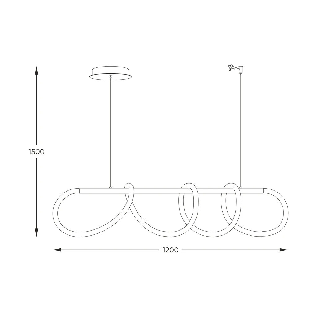 Design lampy BALBO pasuje do wnętrz opartych na nowoczesnej stylistyce i oszczędnej, minimalistycznej wymowie.