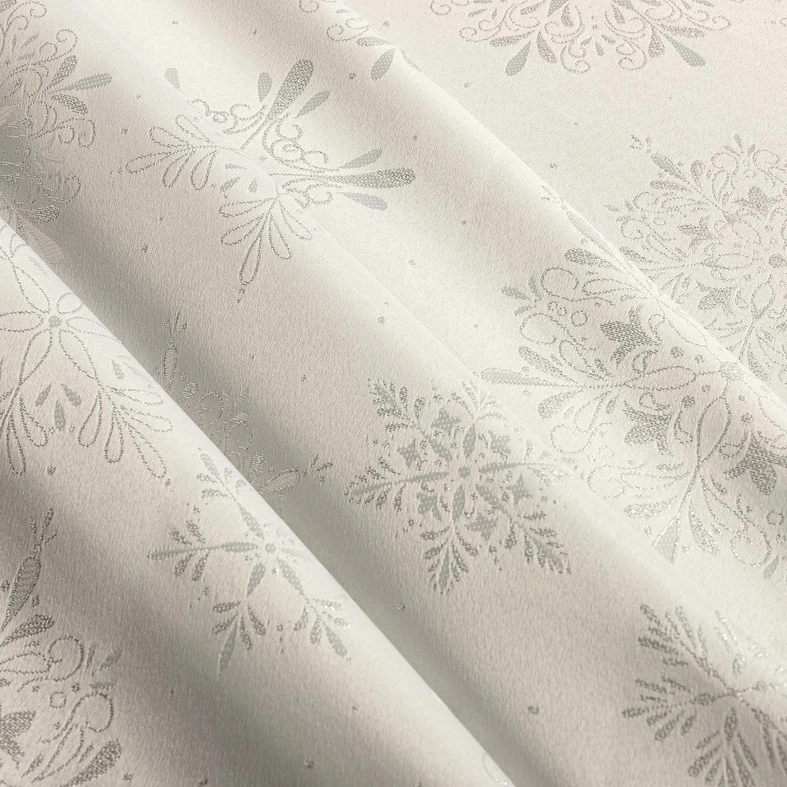 Vánoční ubrus bílý GLORIA 140x220 cm