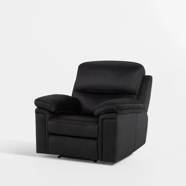 Černé relaxační křeslo DAKO