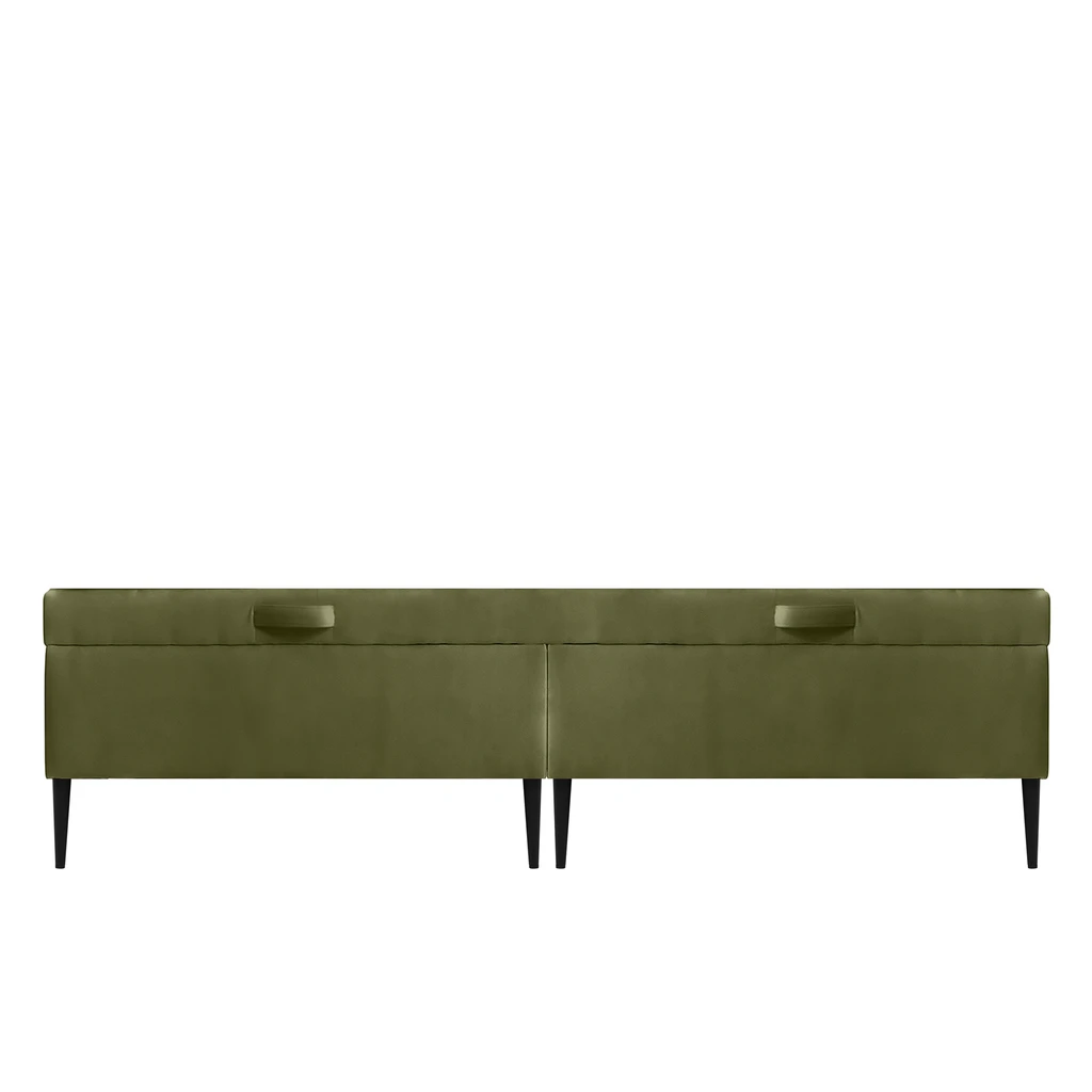 Zelená postel DONNA FIR 140 cm