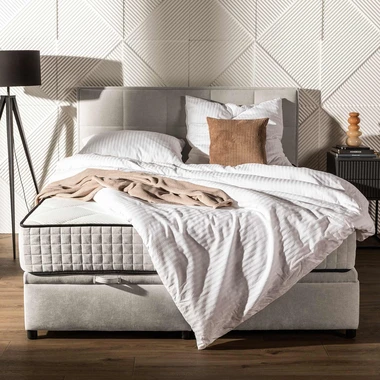 Postel boxspring LAURITA SQUARE 160x200 cm