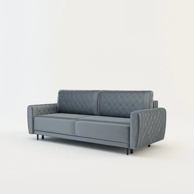 Šedá rozkládací pohovka ROMA