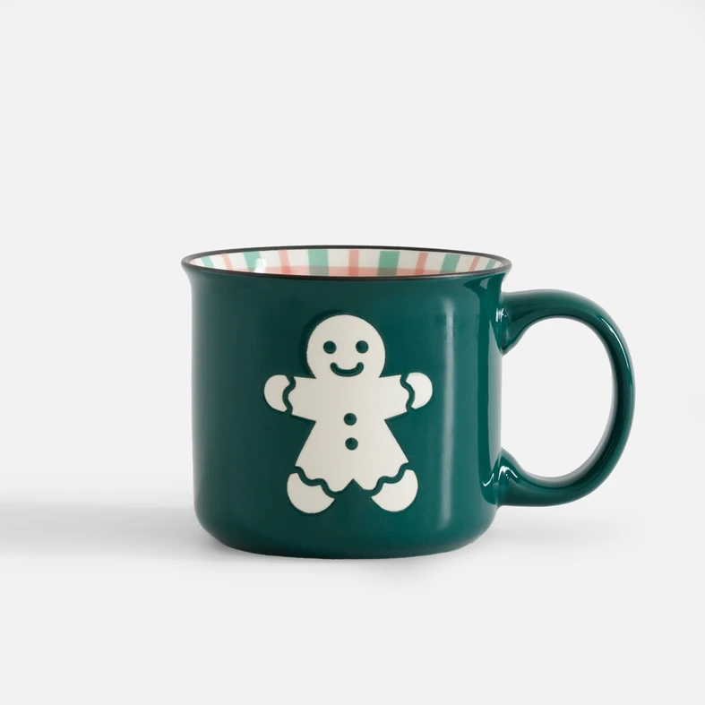 Vánoční hrnek zelený 530 ml