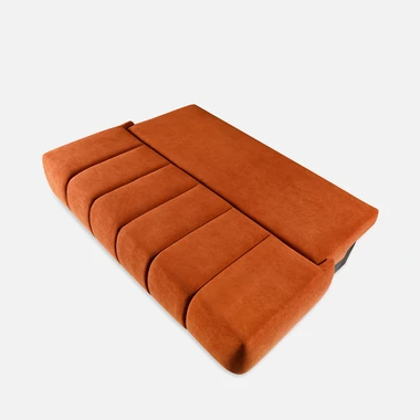 Třímístná rozkládací pohovka DERI oranžová