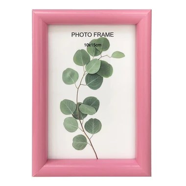 Růžový fotorámeček 10x15 cm