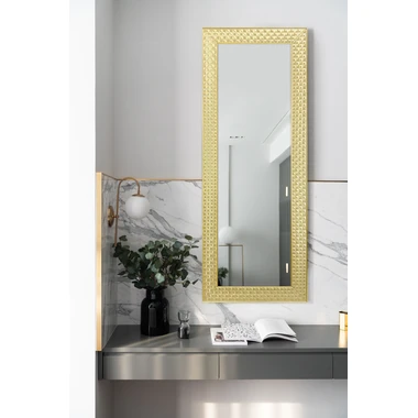 Zrcadlo ve zlatém rámu DIAME 56x146 cm