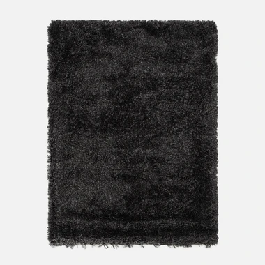 Antracitový koberec do ložnice TOSKANIA, 60x100 cm