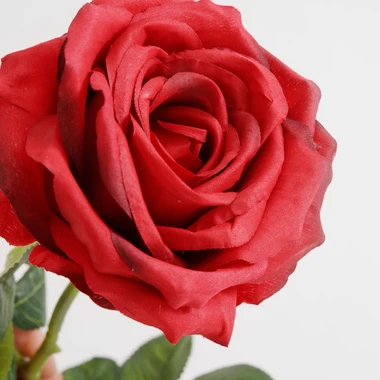 Umělá červená květina RŮŽE 58 cm