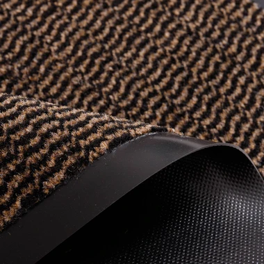 Rohožka na boty RUBBY, hnědo-černá, 40x60 cm