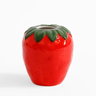 Dekorativní váza ve tvaru jahody 10 cm