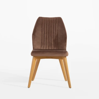 Hnědá čalouněná židle SIENNE