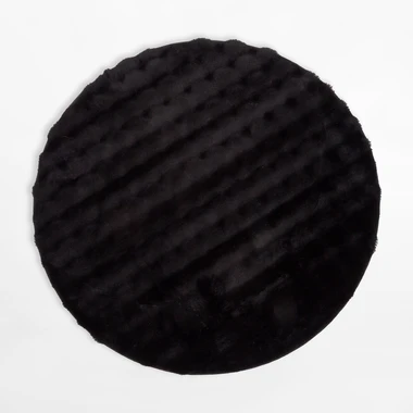 Černý moderní koberec MODESTO 120 cm