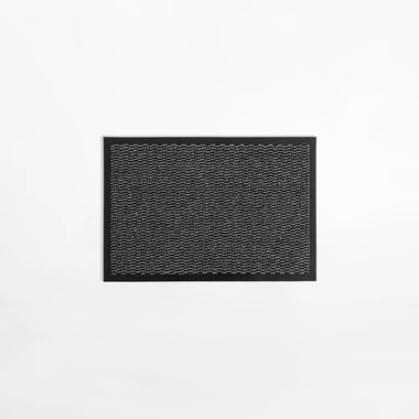 Rohožka na boty RUBBY, šedo-černá, 40x60 cm