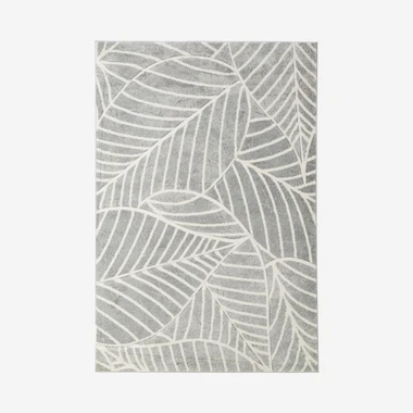 Koberec s motivem listů SILVA šedý 160x230 cm