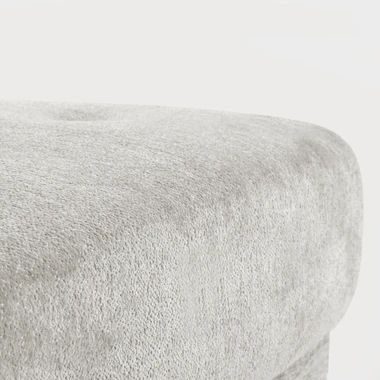 Krémový taburet s úložným prostorem TIVOLI