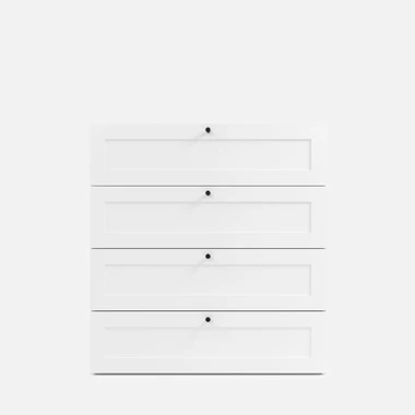 Komoda se 4 zásuvkami MARIO bílá