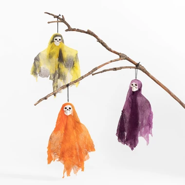 Závěsná halloweenská dekorace DUCH 35 cm