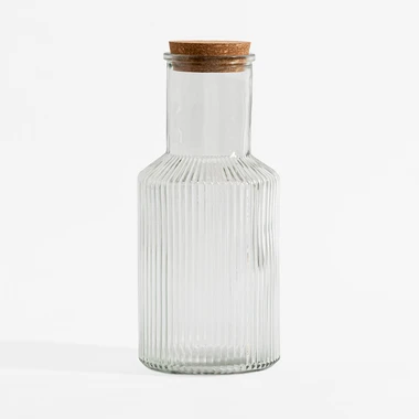 Karafa s korkovou zátkou 1l