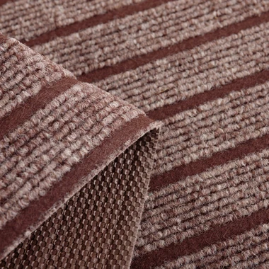 Rohožka na boty STRIPES, hnědá, 40x60 cm