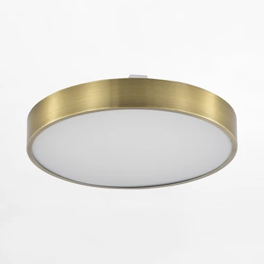 Mosazné LED stropní svítidlo NADI 40 cm s dálkovým ovládáním