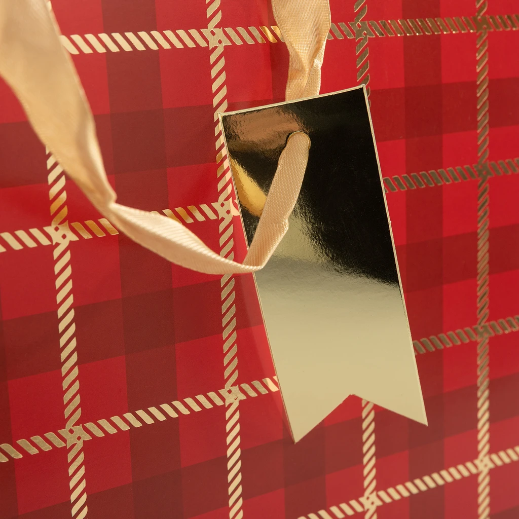 Dárková taška, vánoční, 40 cm, MIX