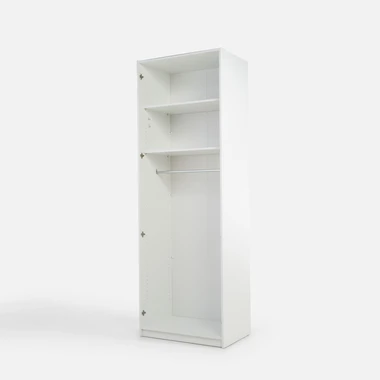 Korpus dvoudveřové skříně BEN bílý