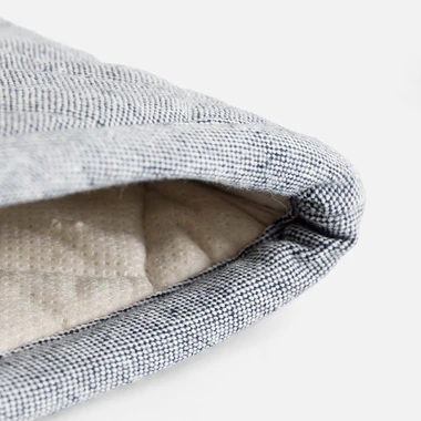 Kuchyňská chňapka s podložkou JEANS COLLECTION šedá