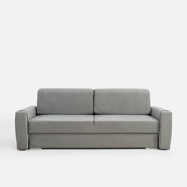 Šedá rozkládací pohovka LUKASZ